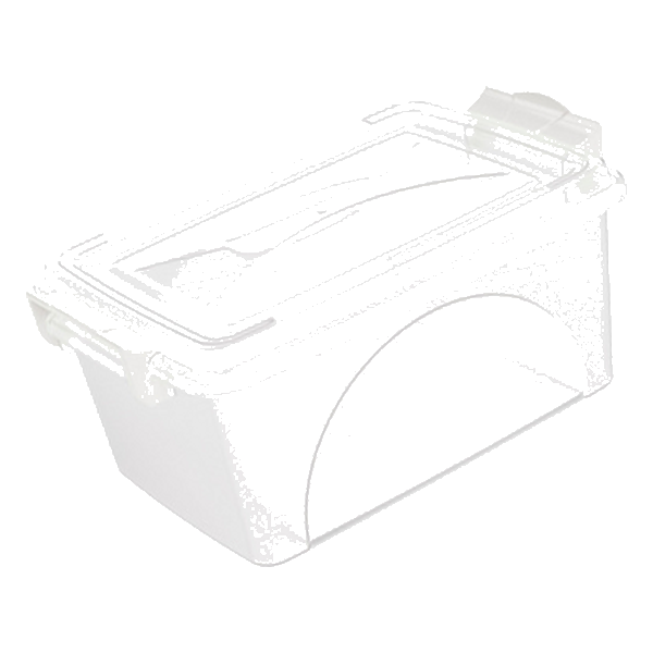 Контейнер для продуктов 4,5л. на защелках, прямоугольный  (М419) (уп.12) в Нижневартовске