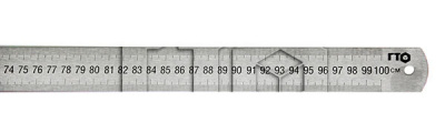 Линейка 1000мм ГТО  металлическая (SR10001) в Нижневартовске