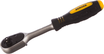 Ключ трещоточный 1/4" 45 зубьев BERGER BG-14RH (BG-2293) в Нижневартовске