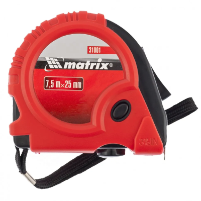 Рулетка  7,5м *25мм MATRIX Rubber (31001) в Нижневартовске
