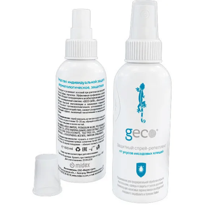GECO спрей 3в1 100мл от комаров, мошек, клещей (1/40) /с.г.3 года/ в Нижневартовске