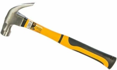 Молоток-гвоздодер 450г  ВИХРЬ  (73/6/8/8) с фиберг. рукояткой, с магнитом в Нижневартовске