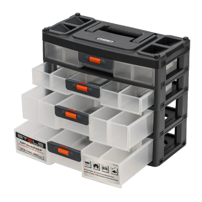 Органайзер 310*150*260мм с выдвижными лотками, 4 секции STELS  (90728) в Нижневартовске