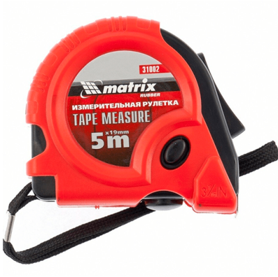 Рулетка MATRIX RUBBER  5м *19мм (31002) в Нижневартовске