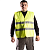 Жилет сигнальный лимон мод.R122-1-Y (тк.100% полиэфир)  в Нижневартовске