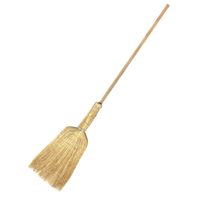 Метла/Веник сорго прошивной ЛЮКС на длинной ручке.(004271) в Нижневартовске