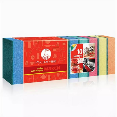 Губка для посуды INSULA Макси 10шт  в Нижневартовске