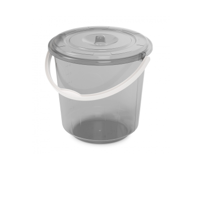 Ведро пластмассовое 10л с крышкой "Хозяюшка" (М1213) (уп.10) в Нижневартовске