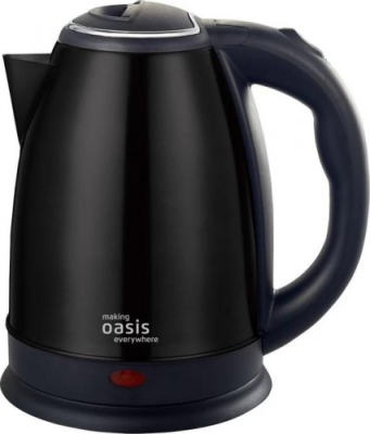 Чайник электр.1,8л.Oasis K-10SB черный,стальной корпус  в Нижневартовске