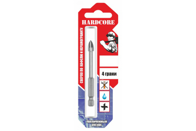 Сверло по керамограниту и керам.плитке  8мм Hardcore 4 грани (151008) в Нижневартовске