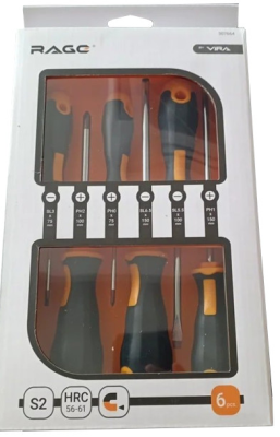 Набор отверток  6шт RAGE by VIRA S2 (307664) в Нижневартовске