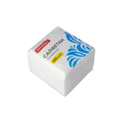 Салфетки бумажные 100л./24*24/ белые  в Нижневартовске