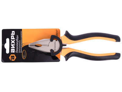 Плоскогубцы 180мм ВИХРЬ двухкомп. рукоятки 73/6/3/7 в Нижневартовске