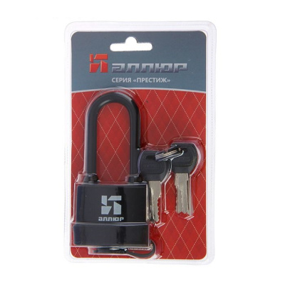 Замок навесной всепогодный ВС1Ч-375ПД АЛЛЮР удлиненная дужка (7831) в Нижневартовске