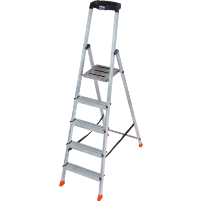 Стремянка 5 ступ. алюм. KRAUSE Safety 126337/128959