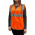 Жилет сигнальный оранжевый Габарит мод.СО-2 ТР (тк.100% полиэфир)  в Нижневартовске
