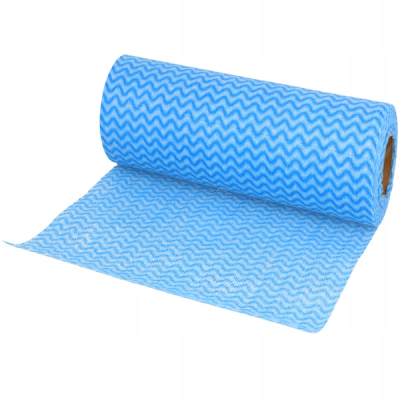 Салфетки/Полотенца рулонные с перфорацией 25*30см синяя волна 30шт Рыжий кот  в Нижневартовске