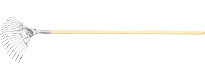 Грабли веерные 18 зубцев проволочные с дер. ручкой СИБРТЕХ (61781) в Нижневартовске