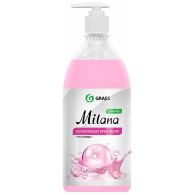 Мыло жидкое 1л Milana GRASS с дозатором в Нижневартовске