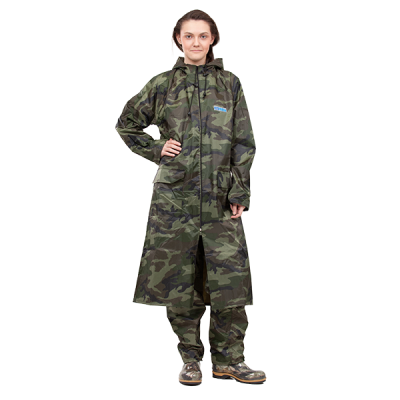 Плащ влагозащитный HUNTER  цв.камуфлированный в Нижневартовске