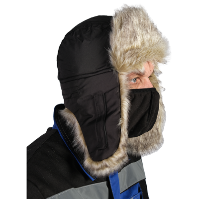 Шапка-ушанка ЕВРО (цв.черный)