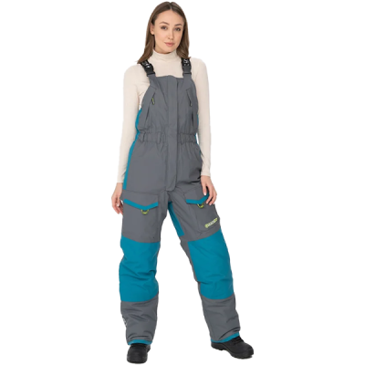Костюм зимний женский Siberia Lady ткань Breathable цвет Бирюза/Серый  в Нижневартовске