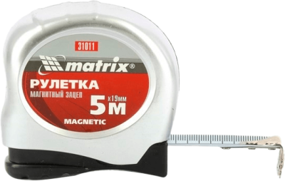 Рулетка  MATRIX MAGNETIC  5м *19мм магнитный зацеп (31011) в Нижневартовске